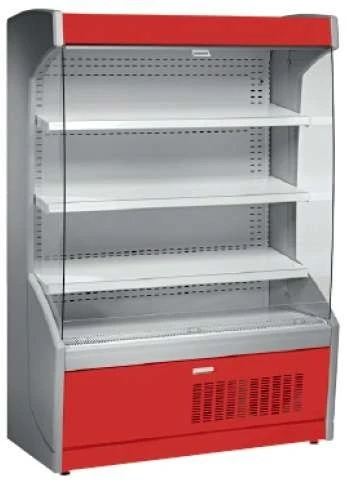 Mural Refrigerado Expositor 4 Prateleiras Fundo 700 1530 x700 x1998h mm AVEIRO MPL150-R Vermelho