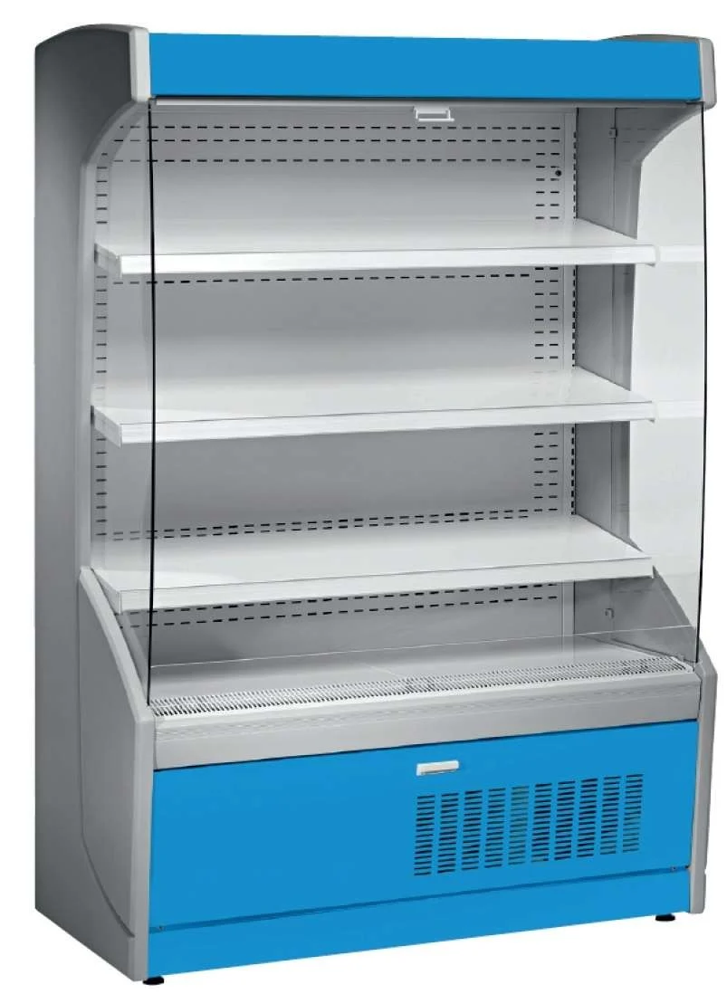 Mural Refrigerado Expositor 4 Estantes Fundo 700 de 1017 x700 x1998h mm AVEIRO MPL100-A Azul