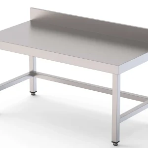Mesa de Trabalho Aço Inox Baixa de Parede s/ Prateleira 1700x600x600h mm WTW260170S0