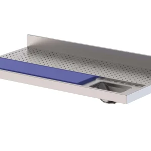 Mesa de Preparação de Alimentos em Aço Inox Fundo 700 sem Móvel 1400x700x200h mm IS1714FPM00
