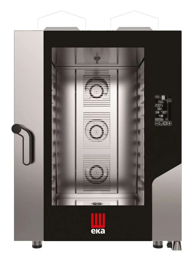 Forno a gás de convecção MILLENIAL BLACK MASK Pastelaria/Panificação 10 Tabuleiros 600×400 Mm MKF1064GBM Linha PADOVA