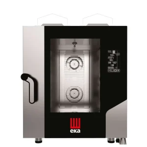 Forno a gás de convecção MILLENIAL BLACK MASK Gastronomia 7 Tabuleiros GN1/1 MKF711GBM Linha PADOVA