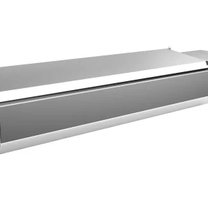 Vitrine 5 Cubas GN1/3 + 1 Cuba GN1/2 c/ Tampa 1500x395x270h Mm PEKIN VRX1500380SL