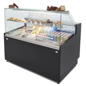 Vitrine Refrigerada Expositora de 1 Metro Fundo 973 Mm Frio Estático Linha CÓRDOBA VRE-100