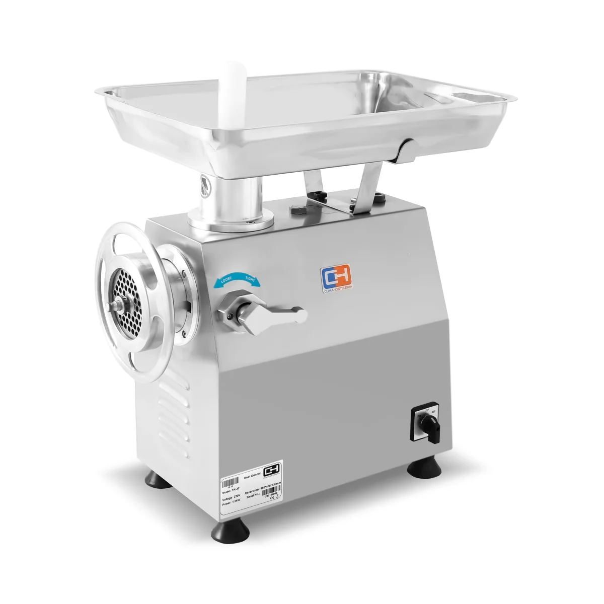 Picadora de Carne Boca 32” 1500w 250Kg/h TK-32