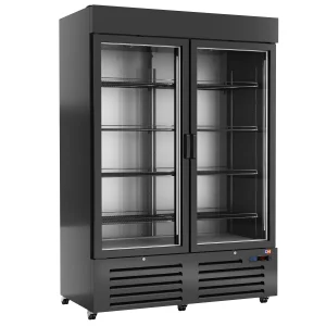 Armário refrigerado p/ Supermercado 2 portas de vidro 1376x726x2025h mm Linha CÓRDOBA ARCH-952V