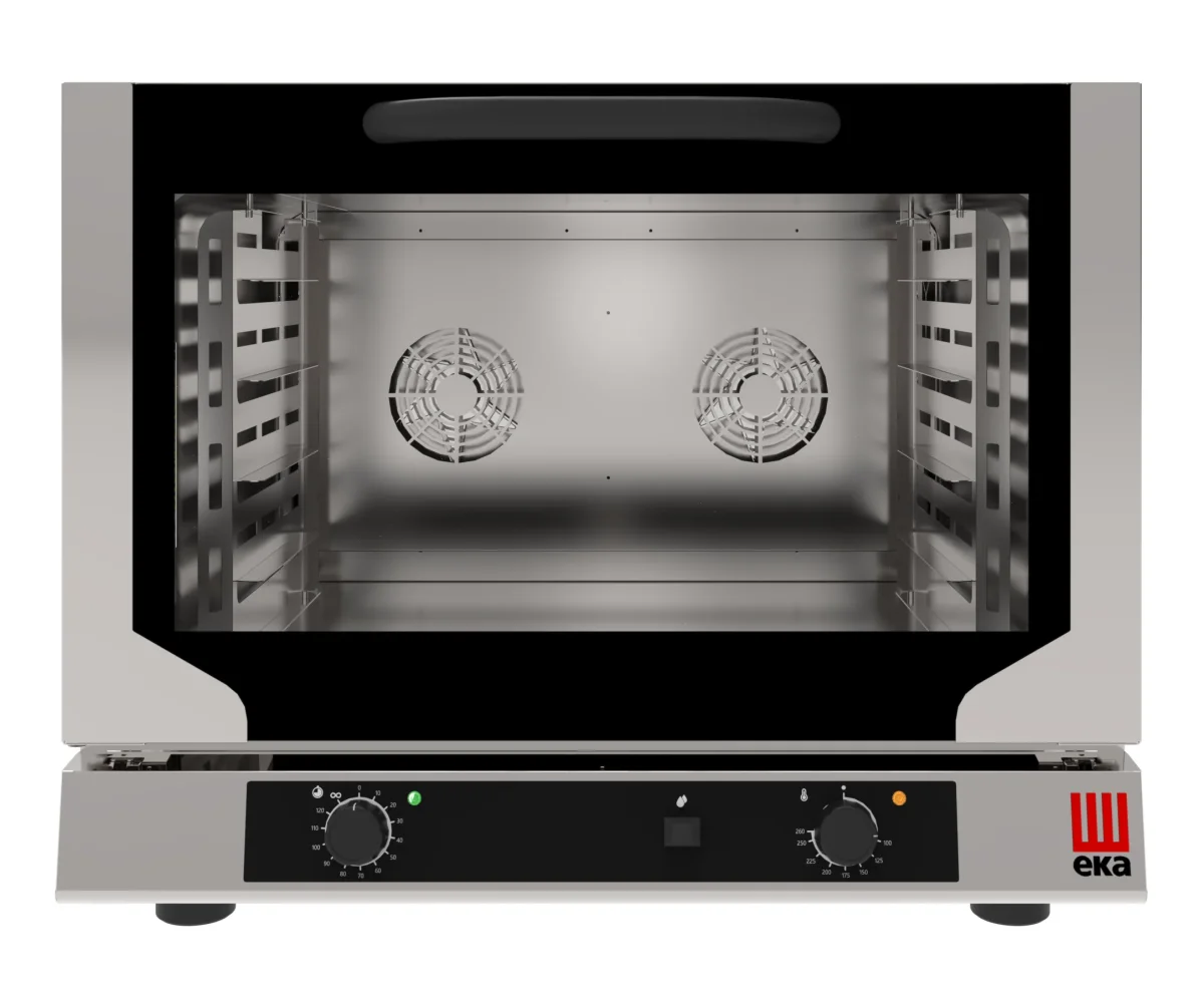 Forno elétrico de convecção SNACK c/ GRILL e HUMIDIFICAÇÃO 4 tabuleiros 60×40 cm EKF464.3GRILL Linha PADOVA