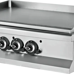 Fry-top a Gás de bancada liso aço retificado 12 mm 19,5 kW 900x635x285h mm EMP6IG030 Linha 600 ESTAMBUL