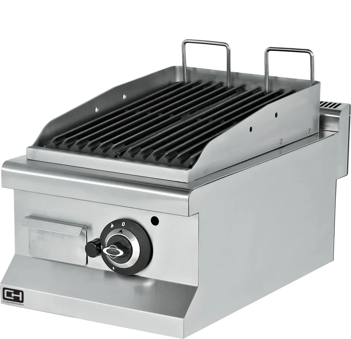 Grelhador a gás pedra vulcânica de bancada 6,5 kW 400x635x285h mm EMP6LG010 Linha 600 ESTAMBUL