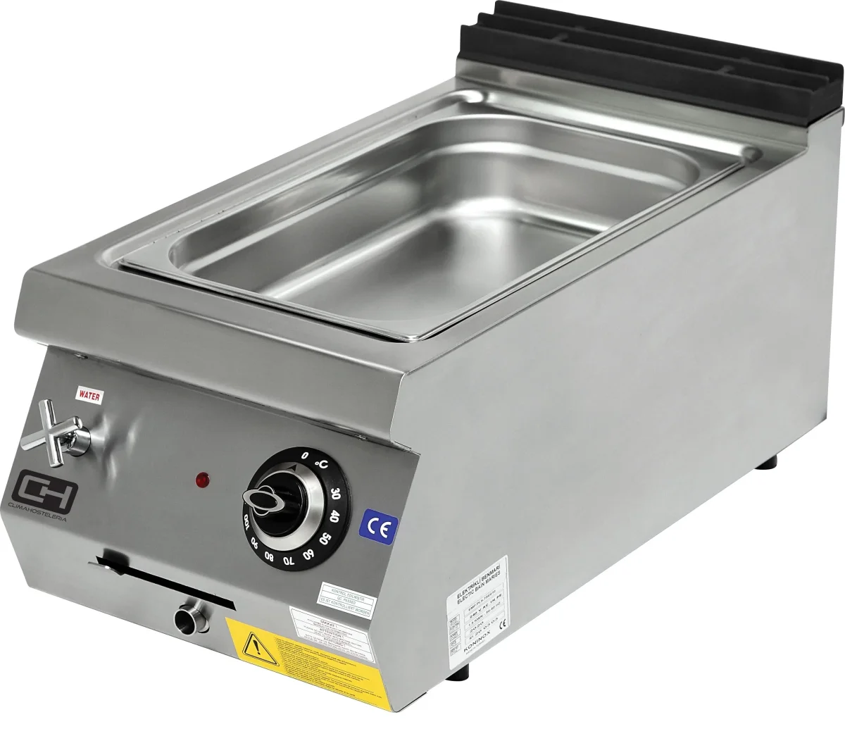 Banho Maria Elétrico de Bancada Gn1/1 1,5 Kw 400x730x300h mm EMPPLS7SE010 Linha 700 Estambul