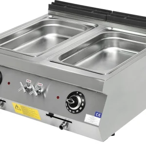 Banho-maria Elétrico de Bancada 2x GN1/1 3 kW 800x730x300h mm EMPPLS7SE020 Linha 700 ESTAMBUL