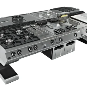 Suporte Voladizo Cozinha Central 3600x1710x550h mm EMPPLS9CTV360 Linha 900 Estambul