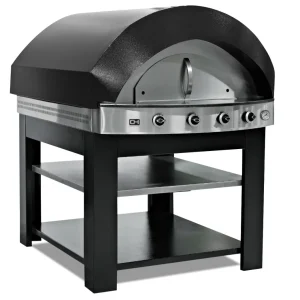 Forno De Pizza a Gás c/ Base De Pedra 750x800 mm PLFPLSD4 Linha Estambul