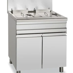 Fritadeira a Gás 18+18 litros 14+14 kW com móvel GF25+25S STAND ALONE