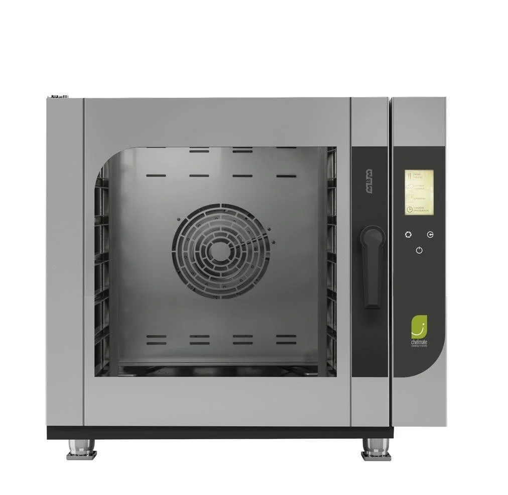 Forno Elétrico Misto – Digital Full Touch 6 GN1/1-60×40 – Com Controlo de Humidade e Lavagem Automática CHEFMATE MBM CMFE6-HUWU