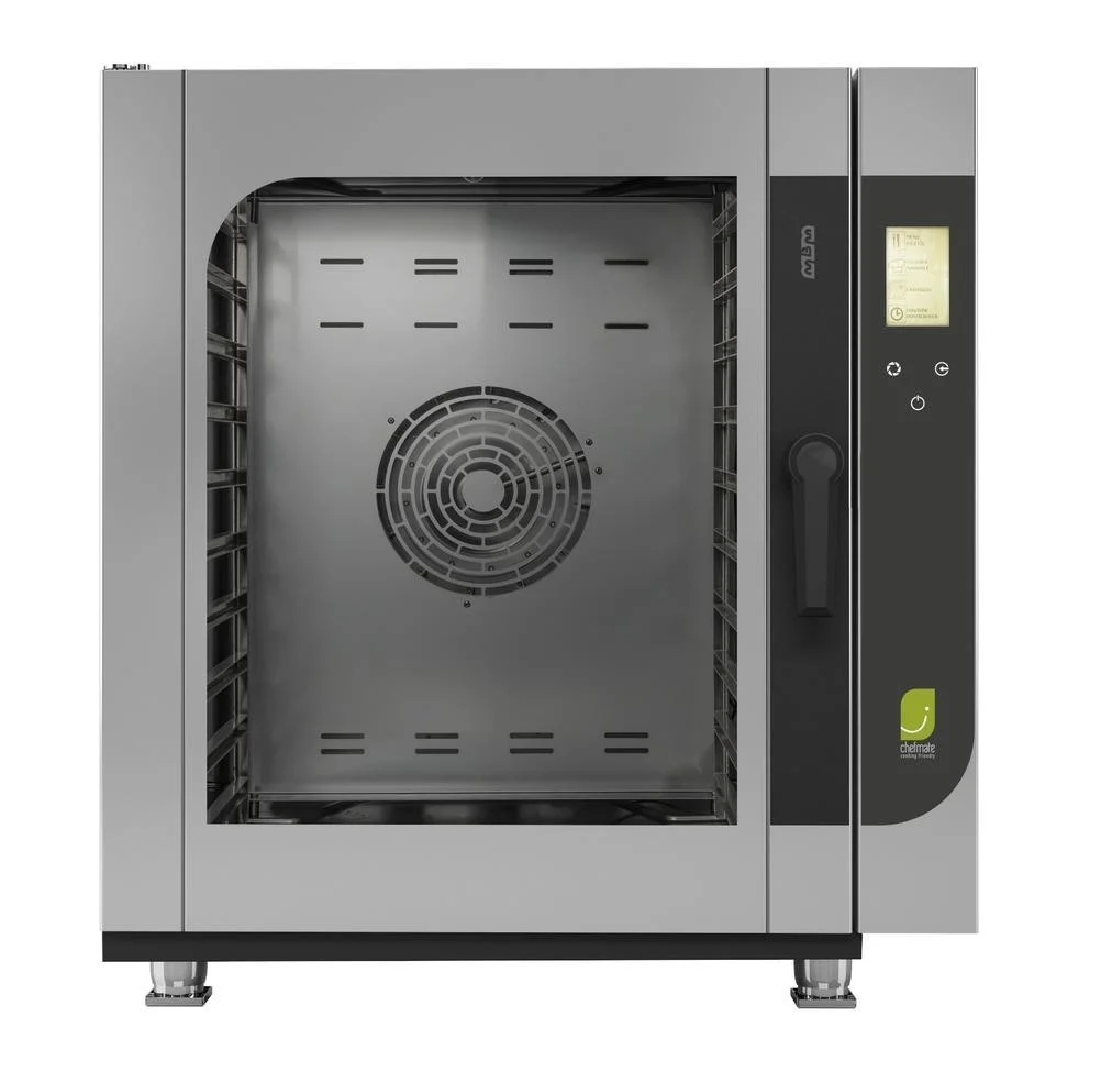 Forno a Gás – Misto Digital Full Touch 10 GN1/1-60×40 – Com Controlo de Humidade e Lavagem Automática CHEFMATE MBM CMFG10-HUWU (Gás Propano)