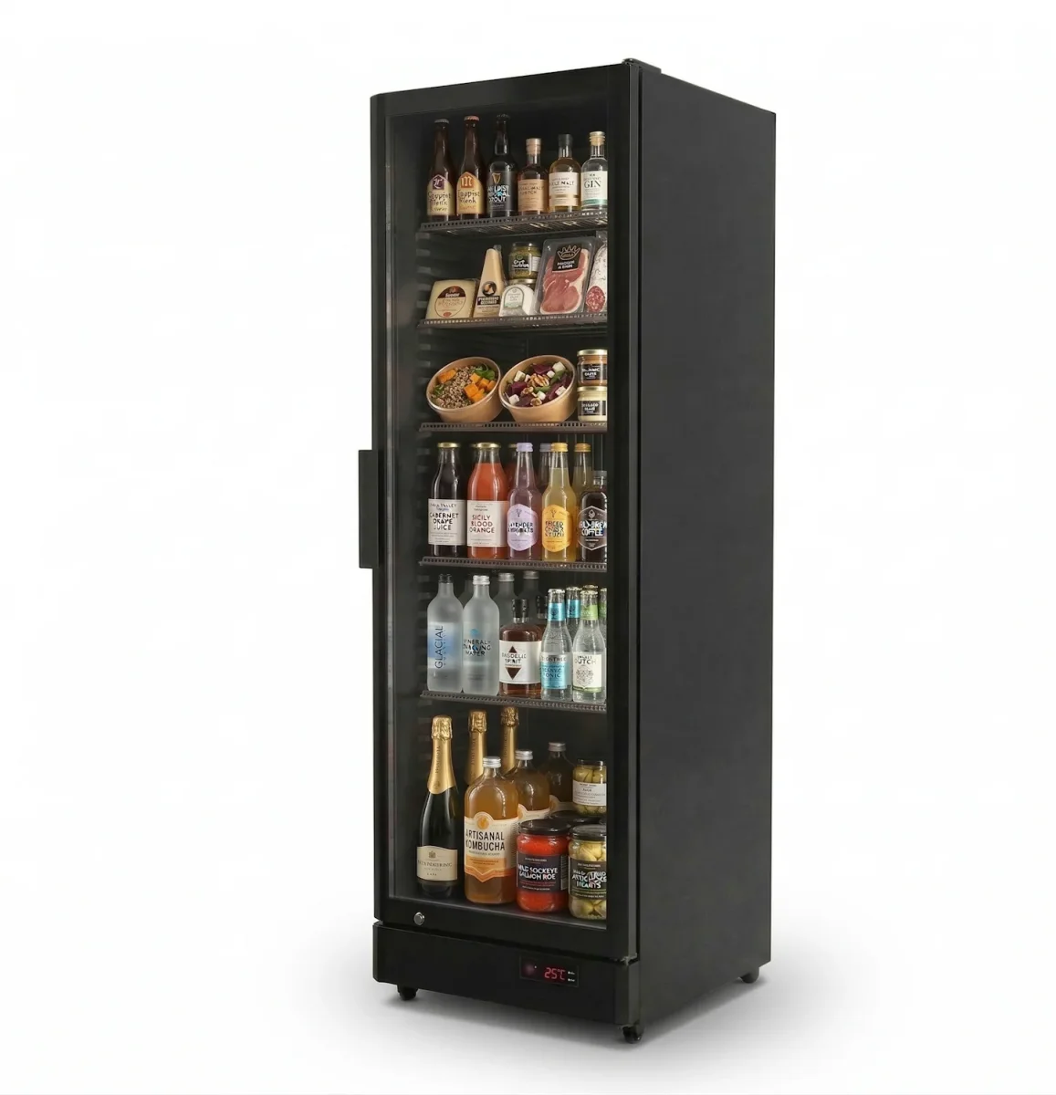 Armário Expositor Refrigerado 395 L Preto Linha Pekin CS395B
