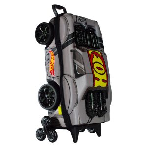 Mala Infantil Night Shifter 3D com Rodinhas Cinza Resistente Leve e Espaçosa para Viagem